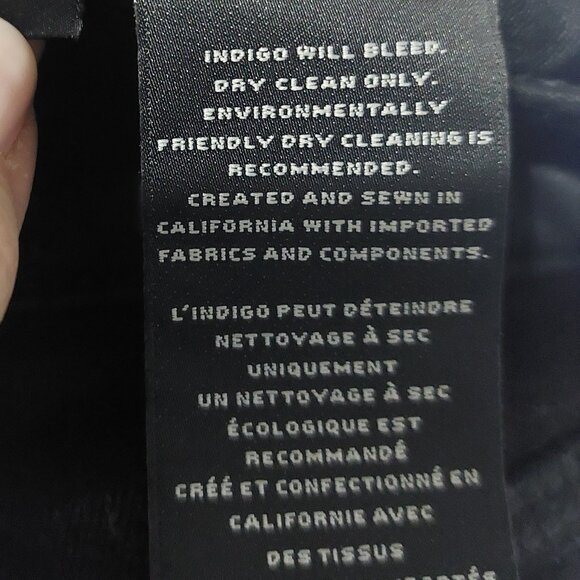 J Brand Selena Mid Rise Crop with Coated Black Lace Jeans - Picture 12 of 16